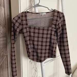 Cute Fitz + Eddi long sleeve crop top